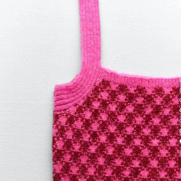 Zara Plaid Knit Set - Picture 9 of 9